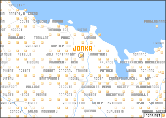 map of Jonka