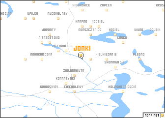 map of Jonki