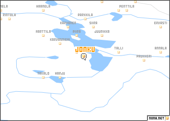 map of Jonku
