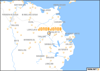 map of Jonob Jonob