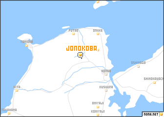 map of Jōnokoba
