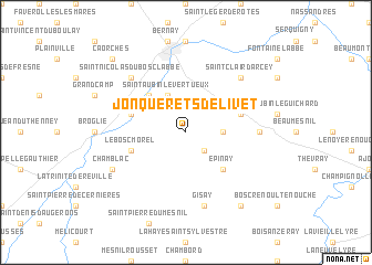 map of Jonquerets-de-Livet