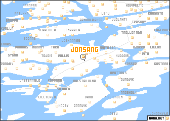 map of Jonsäng