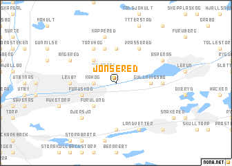 map of Jonsered