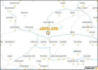 map of Jonslund