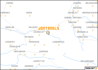 map of Jontanels