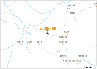 map of Jonwara