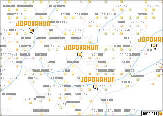 map of Jopowahun