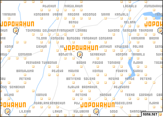 map of Jopowahun