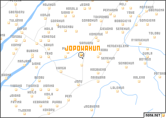 map of Jopowahun