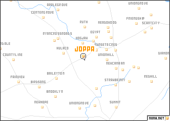 map of Joppa