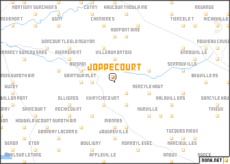 map of Joppécourt