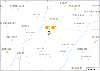 map of Joquin