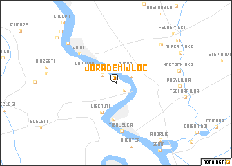 map of Jora de Mijloc