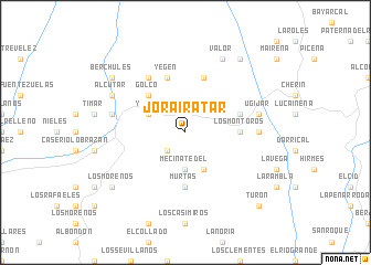 map of Jorairátar