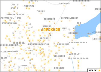 map of Jora Khān