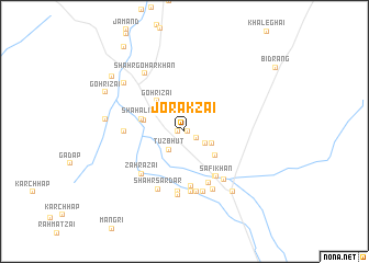 map of Jorakzai