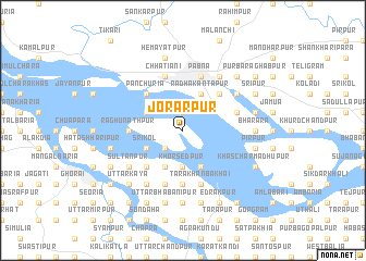 map of Jorārpur