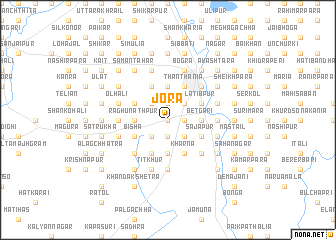 map of Jora
