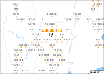 map of Jorbuntu