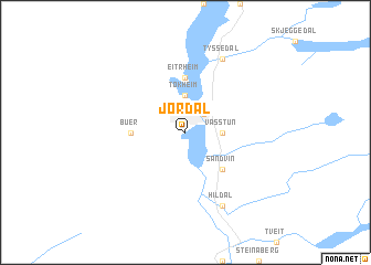 map of Jordal