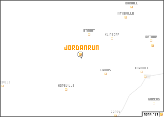 map of Jordan Run