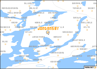 map of Jordansby