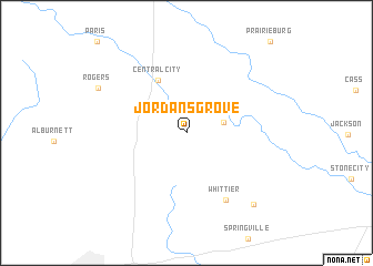 map of Jordans Grove