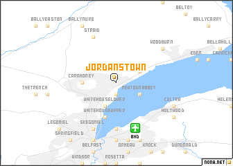 map of Jordanstown