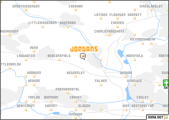 map of Jordans