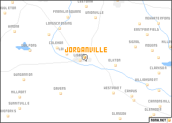 map of Jordanville