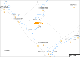 map of Jordan