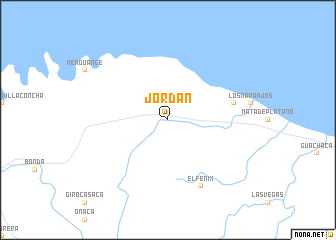 map of Jordán