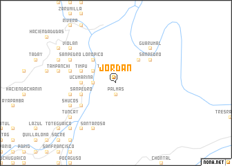 map of Jordán