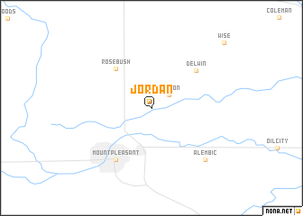 map of Jordan
