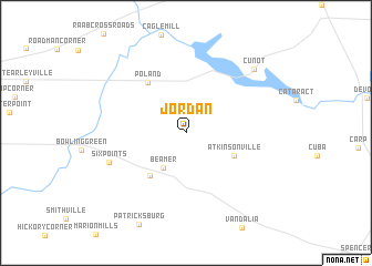 map of Jordan