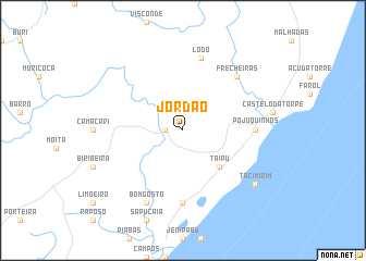 map of Jordão