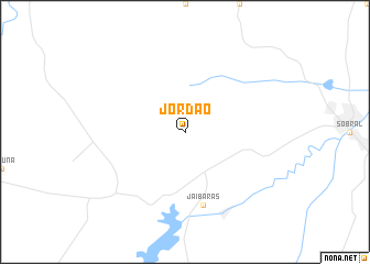 map of Jordão