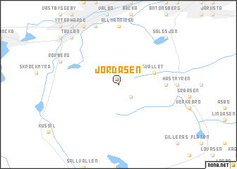 map of Jordåsen