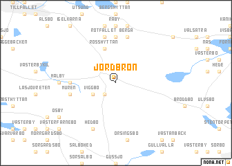 map of Jordbron