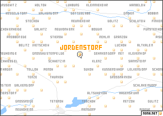 map of Jördenstorf