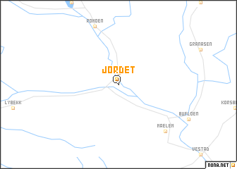 map of Jordet