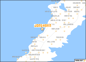 map of Jordhamn