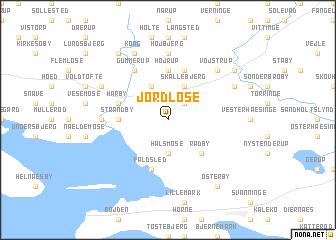 map of Jordløse