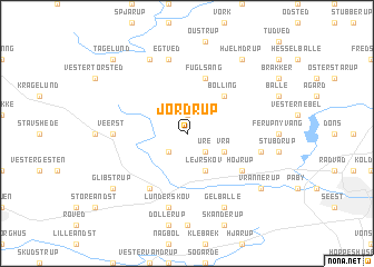 map of Jordrup