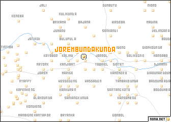 map of Jorem Bunda Kunda