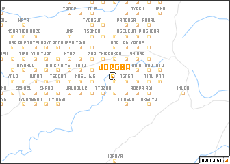 map of Jorgba