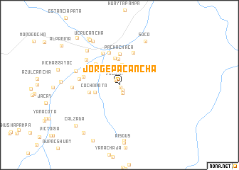 map of Jorge Pacancha