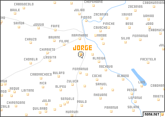 map of Jorge