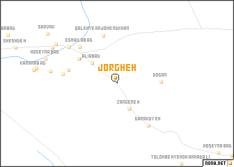 map of Jorgheh